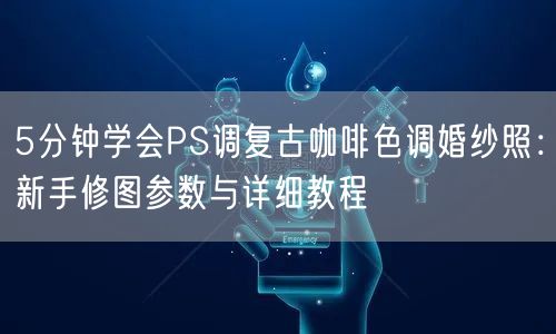 5分钟学会PS调复古咖啡色调婚纱照：新手修图参数与详细教程
