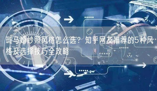 斑马婚纱照风格怎么选？知乎网友推荐的5种风格及选择技巧全攻略