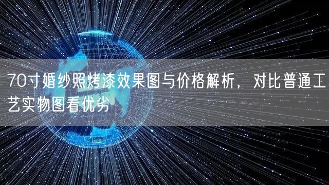 70寸婚纱照烤漆效果图与价格解析，对比普通工艺实物图看优劣