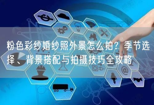 粉色彩纱婚纱照外景怎么拍？季节选择、背景搭配与拍摄技巧全攻略