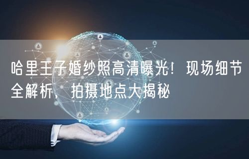 哈里王子婚纱照高清曝光！现场细节全解析，拍摄地点大揭秘